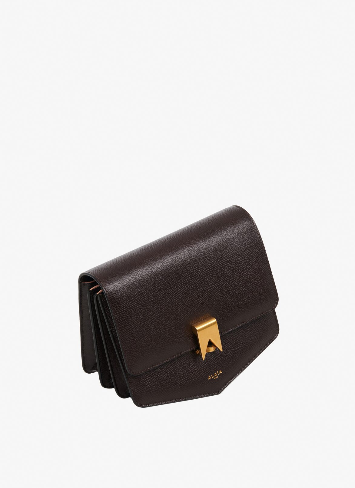 Le Papa bag in calfskin ALAÏA DARK BROWN LE PAPA BAG IN CALFSKIN